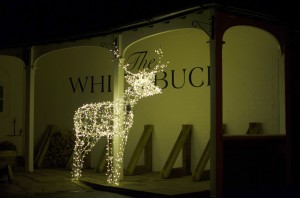 Rudolph outside The White Buck